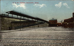 B & M Station Postcard