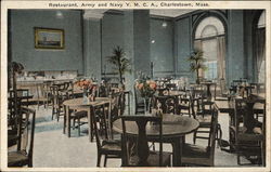 Restaurant, Army and Navy Y. M. C. A Postcard