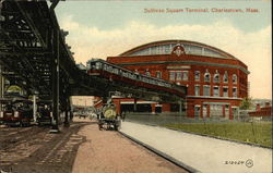 Sullivan Square Terminal Charlestown, MA Postcard Postcard