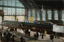 Sullivan Square Terminal - Interior Charlestown, MA Postcard Postcard