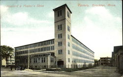 Howard & Foster's Shoe Factory Brockton, MA Postcard Postcard