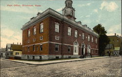 Street View of US Post Office Postcard