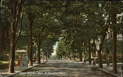 Green Street from Main Street Postcard