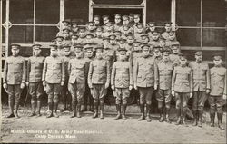 Medical Officers of US Army Base Hospital Postcard