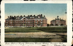 Worcester Academy - Dexter Hall and Kingsley Laboratories Massachusetts Postcard Postcard