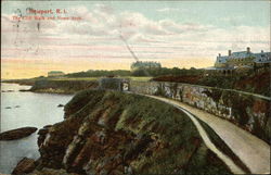 The Cliff Walk and Stone Arch Postcard