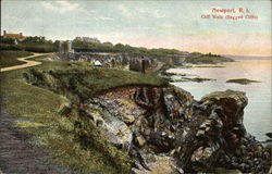 Cliff Walk - Ragged Cliffs Postcard