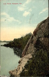 Lily Pond Newport, RI Postcard Postcard