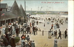 On the Beach Postcard