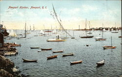 Newport Harbor Postcard