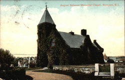 August Belmont Memorial Chapel Newport, RI Postcard Postcard