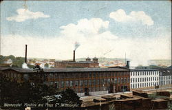 Woonsocket Machine and Press Company Rhode Island Postcard Postcard