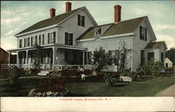 Littlefield House and Grounds Diamond Hill, RI Postcard Postcard