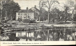 Silver Creek - Oldest House in the Area - Built in 1680 Postcard