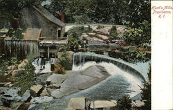 Hunt's Mills and Water View Postcard