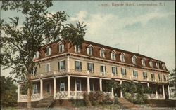 Bayside Hotel Longmeadow, RI Postcard Postcard