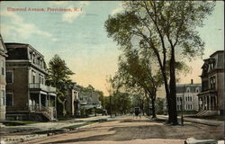 Elmwood Avenue Providence, RI Postcard Postcard