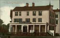 Old Hoyle Tavern - Formerly at the Junction of Westminster & Cranston Streets Providence, RI Postcard Postcard