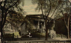 Providence Atheneum, Private Library and Drinking Fountain Rhode Island Postcard Postcard