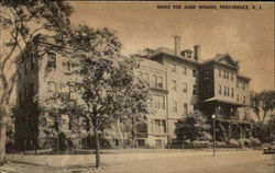 Home for Aged Women Providence, RI Postcard Postcard