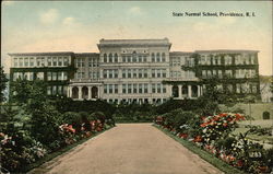 View of State Normal School and Grounds Providence, RI Postcard Postcard