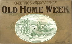 Greetings from Providence - Old Home Week Postcard