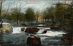 Falls at Hunts Mills Postcard