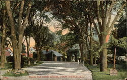 View of the North End Burial Ground Providence, RI Postcard Postcard