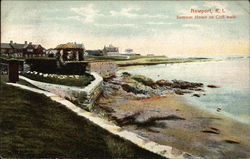 Summer House on Cliff Walk Postcard