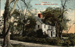 Slater Park - Dagget House - Erected 1685 Postcard