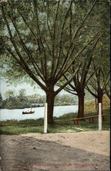 Canoeing on the Pawtuxet River Postcard