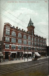 Infantry Mill Building Postcard