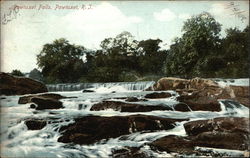 Pawtuxet Falls - Water & Rocks Rhode Island Postcard Postcard