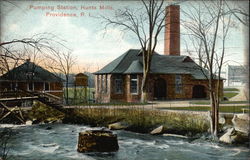 Pumping Station at Hunts Mills Postcard