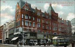 Dorrance Hotel - Corner of Dorrance and Westminster Streets Providence, RI Postcard Postcard