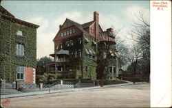 Street View of Hope Club Postcard