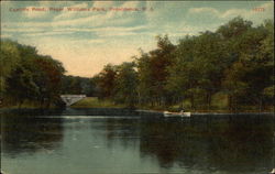 Cunliffs Pond - Roger Williams Park Providence, RI Postcard Postcard