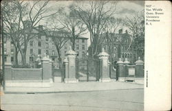 Van Winkle Gates, Brown University Postcard