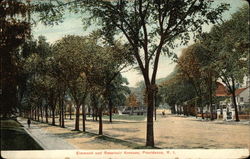 Elmwood and Reservoir Avenues Providence, RI Postcard Postcard