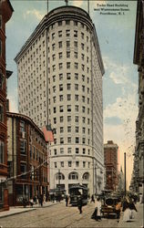 Turks Head Building and Westminster Street Postcard