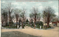 Entrance to North Burial Ground Postcard