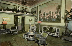 Ladies' Retiring Room, Narragansett Hotel Postcard