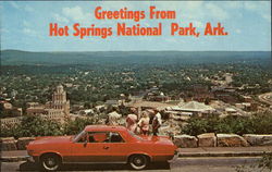 Greetings from Hot Springs National Park, Ark Arkansas Postcard Postcard