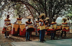 Steelband in the West Indies Postcard