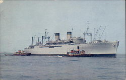 U.S. Naval Ship "General Maurice Rose" Navy Postcard Postcard