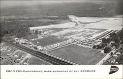 Erco Field - Home of The Ercoupe Riverdale, MD Postcard Postcard