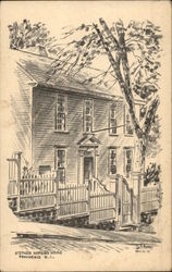 Stephen Hopkins House Providence, RI Postcard Postcard