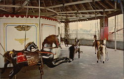 Flying Horse Carousel, Watch Hill Westerly, RI Postcard Postcard