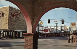 View from the arches in Ave. Revolucion Tijuana, Mexico Postcard Postcard