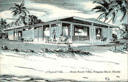 Ocean Ranch Villas Pompano Beach, FL Postcard Postcard